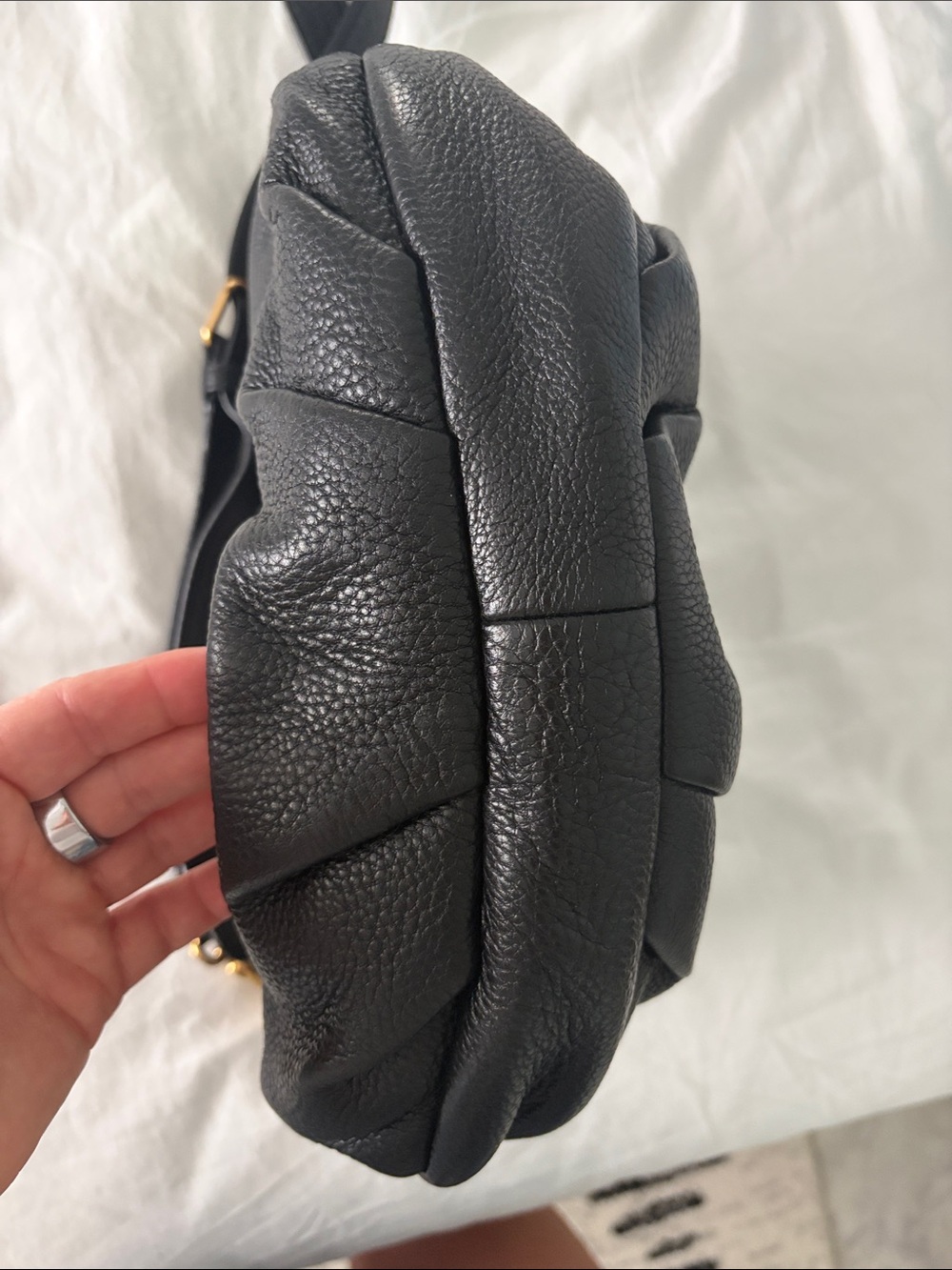 Marc by Marc Jacobs Black Pebbled Leather Crossbody - Picture 3 of 5